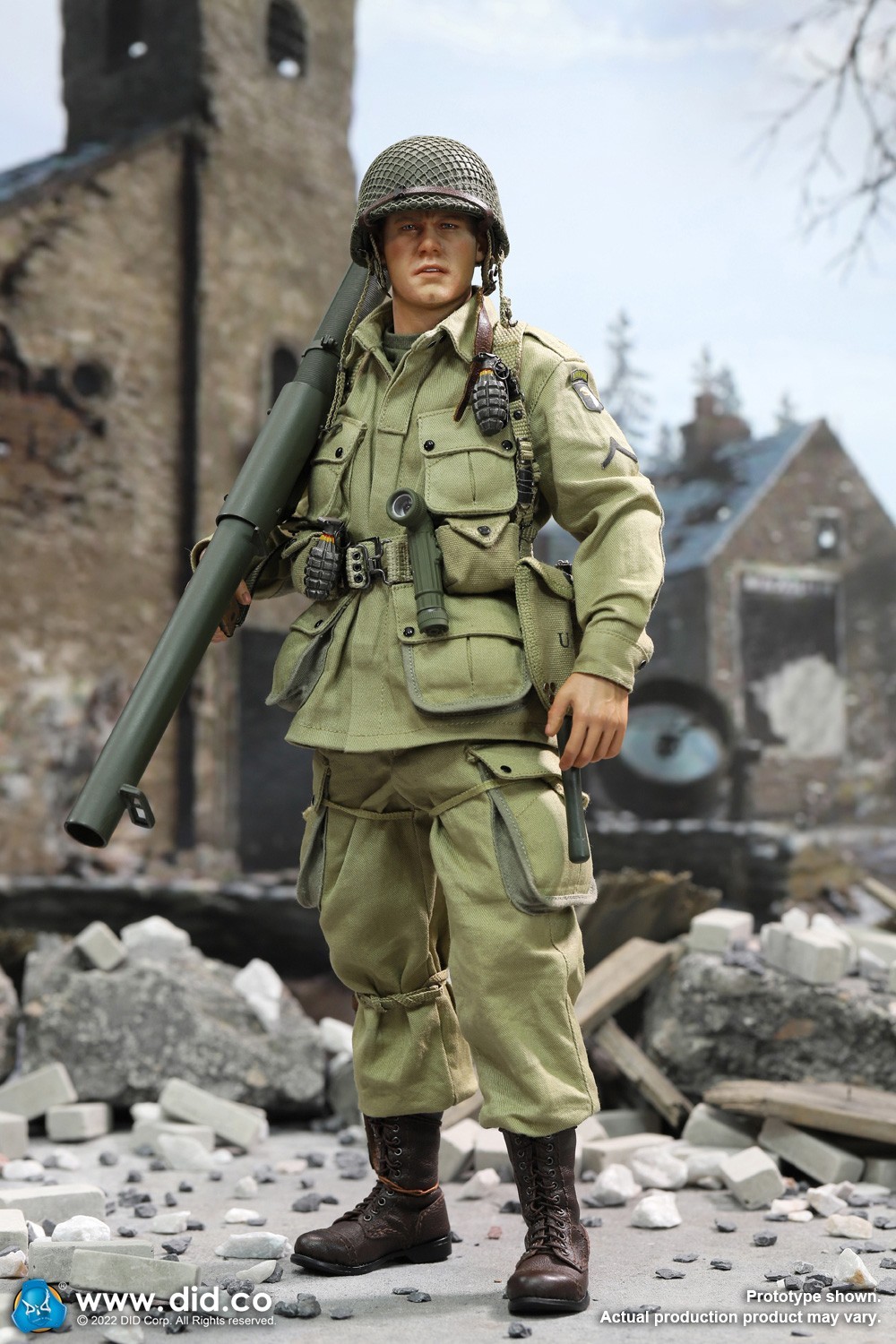 DID 1/6 Scale WWII US 101st Airborne Division Ryan 2.0 Deluxe Figure A80161S