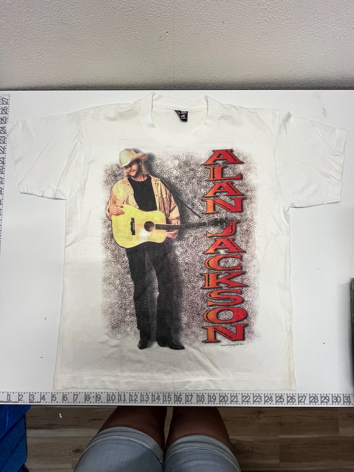 Vintage ALAN JACKSON Country Comfort 1995 Concert Tour Double Side Shirt Adult L Vintage ALAN JACKSON Country Comfort 1995 Concert Tour Double Side Shirt Adult L