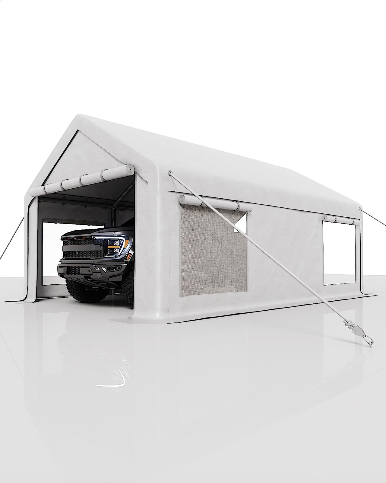 10x20 FT Heavy Duty Carport Canopy Outdoor Car Shelter Garage Party Shed Tent