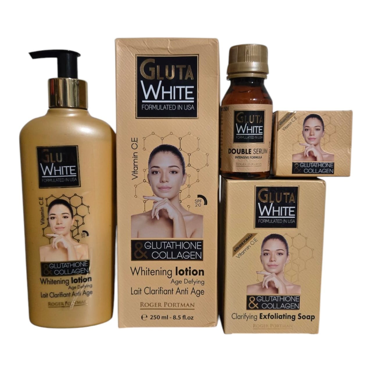 Gluta White Age Defying Glutathione & Collagen Lotion 250ml, Soap, Serum, Cream Gluta White Age Defying Glutathione & Collagen Lotion 250ml, Soap, Serum, Cream