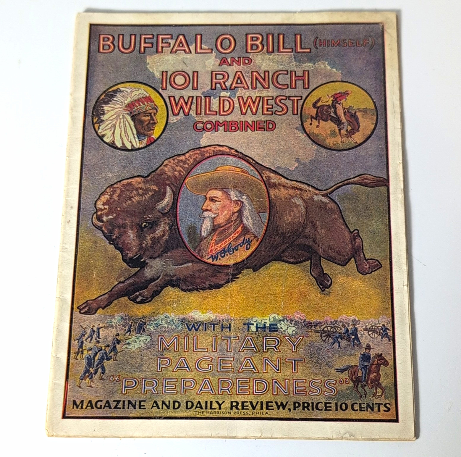 Vintage 1916 Buffalo Bill 101 Ranch Wild West Show Program Pageant Preparedness Vintage 1916 Buffalo Bill 101 Ranch Wild West Show Program Pageant Preparedness