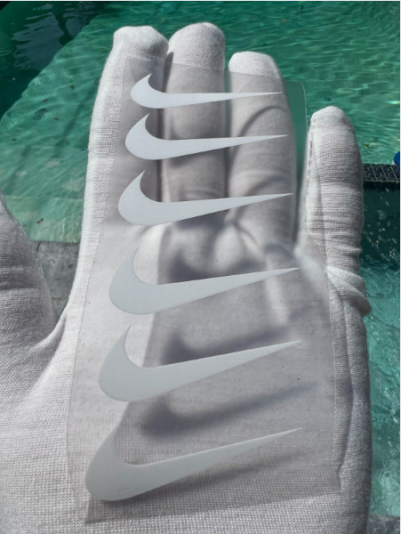 Swoosh Nike Heat Transfer pack of 9 Iron On Logo 2\
