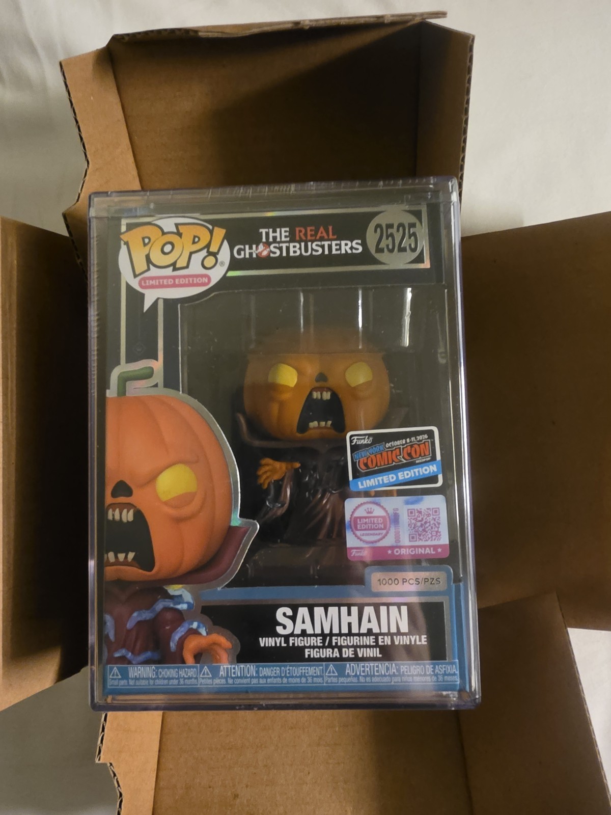 NYCC 2026 Funko Pop Samhain #252 LE 1000 Ghostbusters Con Sticker In Hand NYCC 2026 Funko Pop Samhain #252 LE 1000 Ghostbusters Con Sticker In Hand
