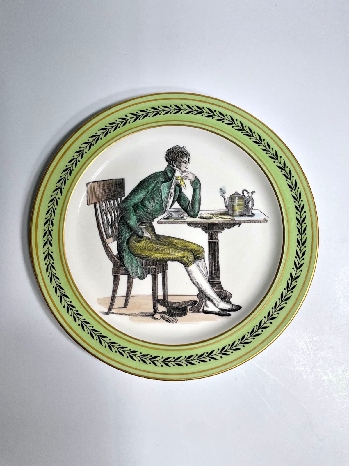 Rare Vintage Mottahedeh Designs Italy Creil et Montereau 8.25\ Rare Vintage Mottahedeh Designs Italy Creil et Montereau 8.25\