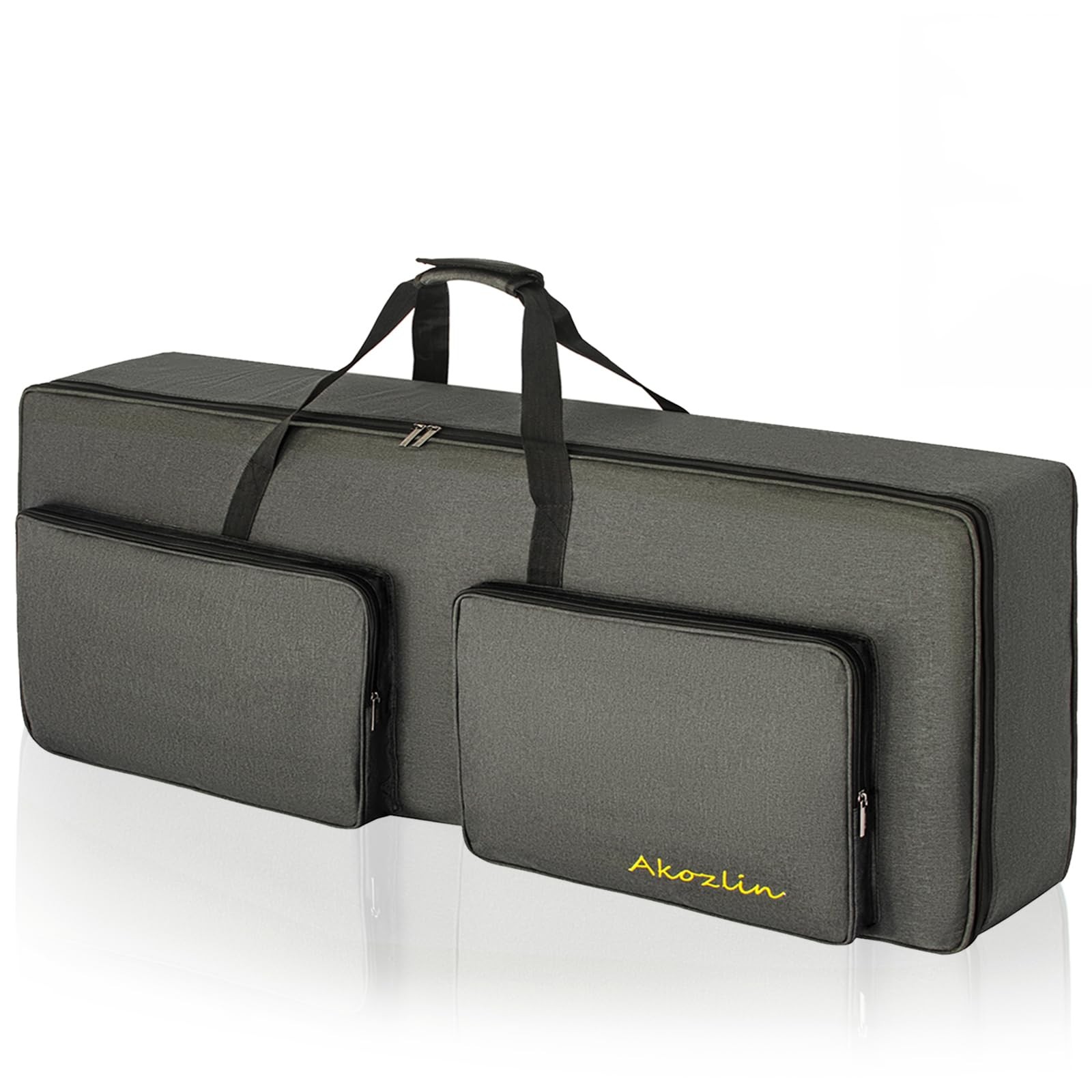 76-Key Padded Keyboard Gig Bag Portable Foldable Piano Keyboard Case Bag For ...