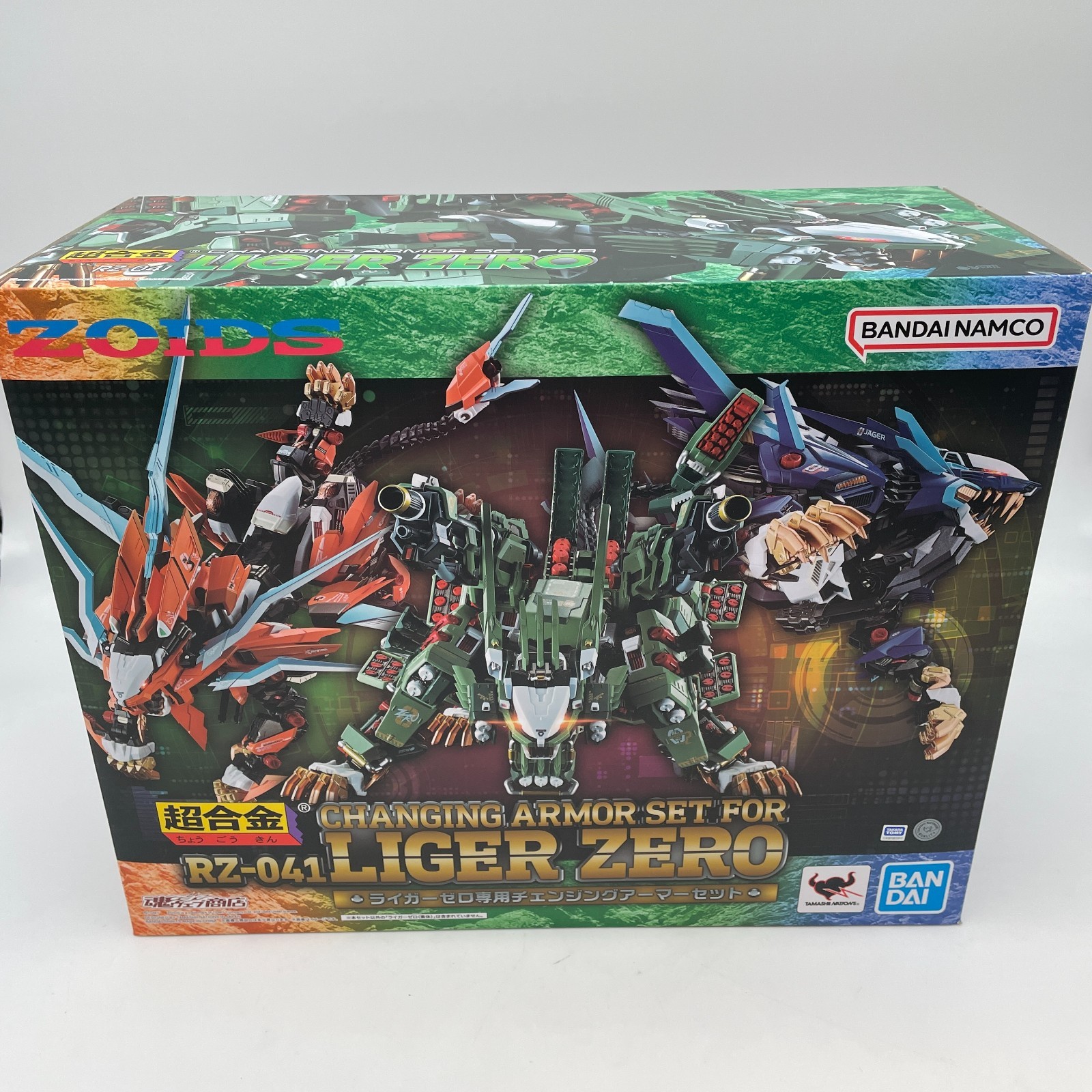 ZOIDS CHOGOKIN CHANGING ARMOR set for RZ-041 LIGER ZERO BANDAI ZOIDS CHOGOKIN CHANGING ARMOR set for RZ-041 LIGER ZERO BANDAI