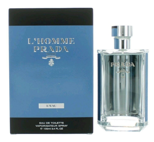 Prada L\'Homme L\'eau 3.4 oz EDT Cologne for Men New In Box