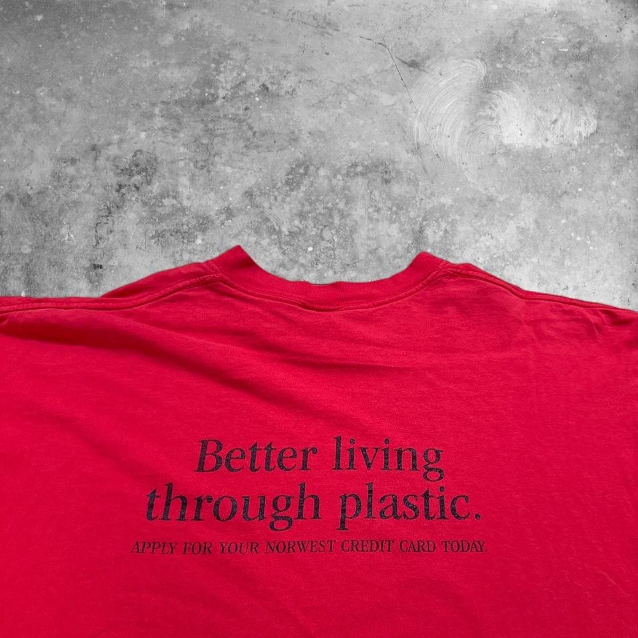 Vintage 90s Northwest Credit Card Tee amazing fit and subtle distressing message Vintage 90s Northwest Credit Card Tee amazing fit and subtle distressing message