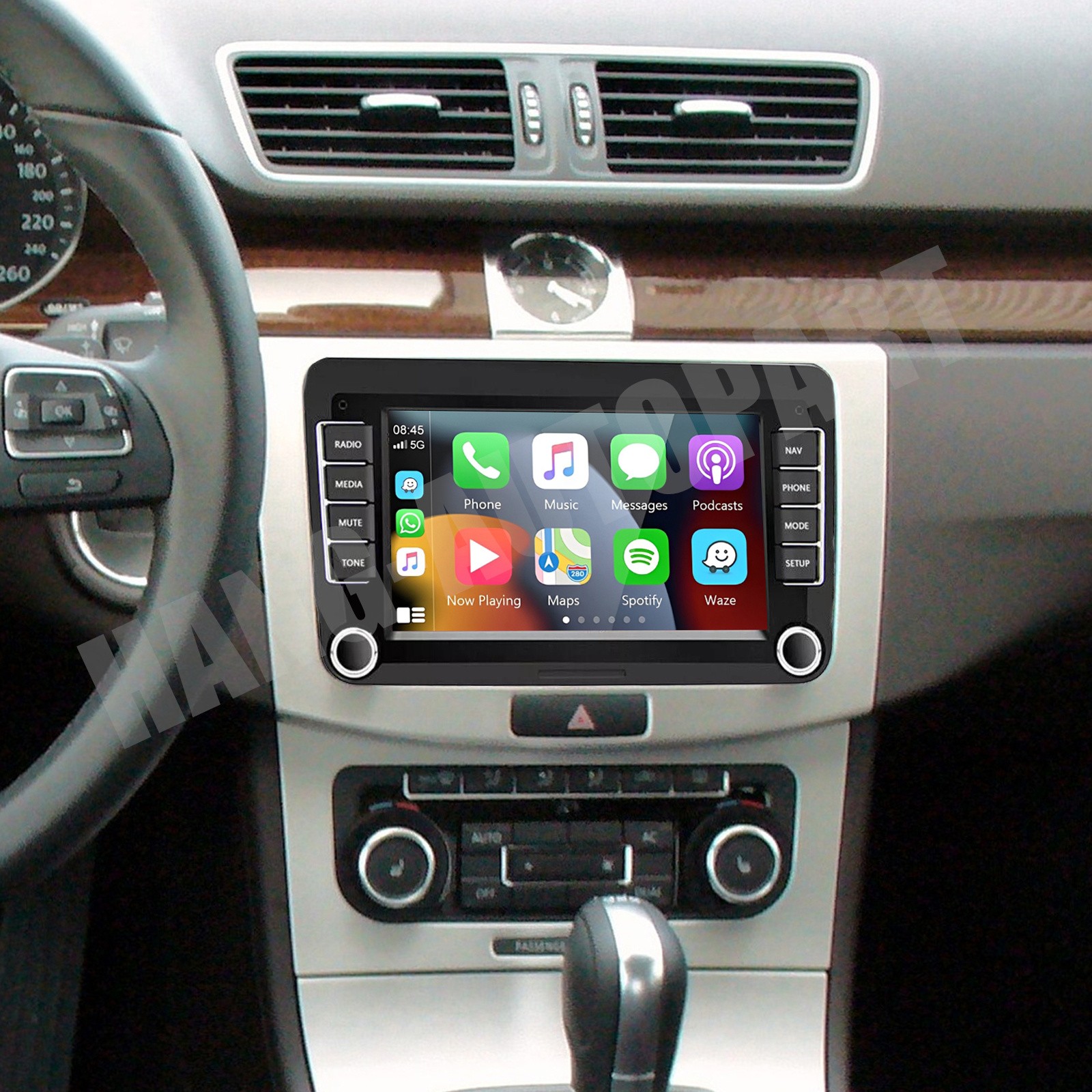 7'' Android 15 Carplay Car Radio Stereo For VW Passat CC 2009-2017 GPS BT 4+64GB
