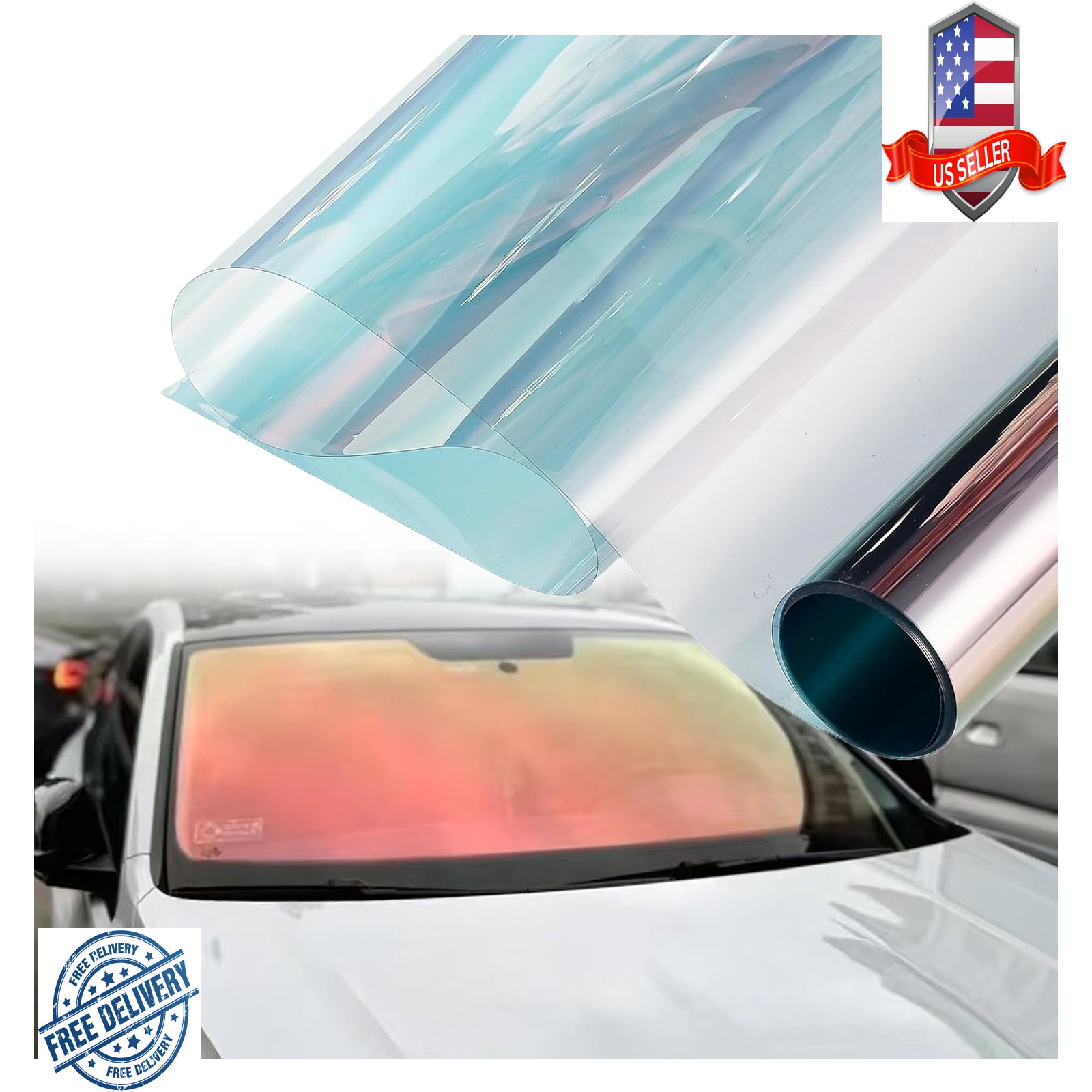 Chameleon Car Window Tint Film 81.2 VLT Color Change Windshield Sun Protection Chameleon Car Window Tint Film 81.2 VLT Color Change Windshield Sun Protection