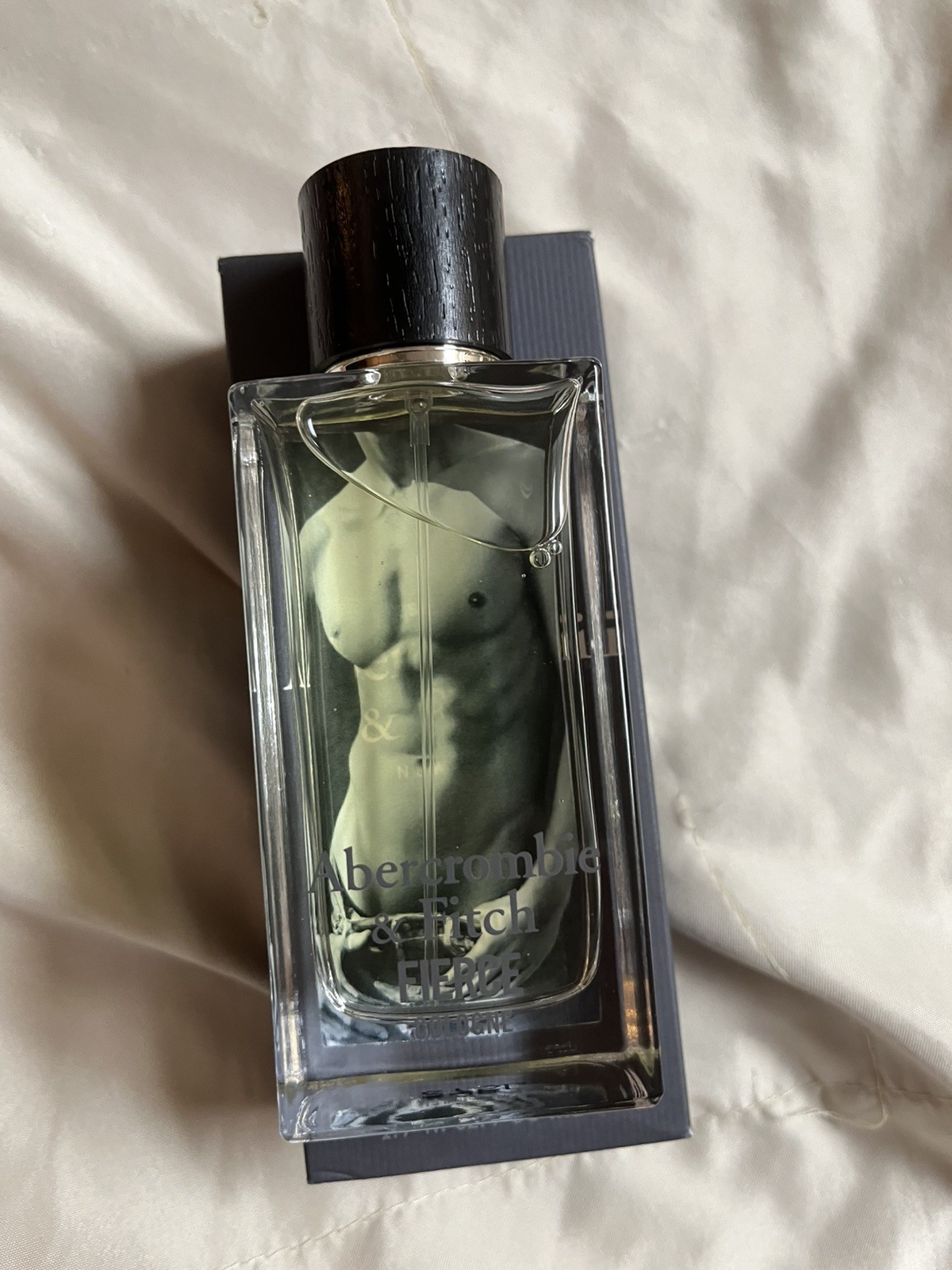 Abercrombie & Fitch Fierce Cologne 50mL Wooden Cap Vintage 2011 Batch Code 275L