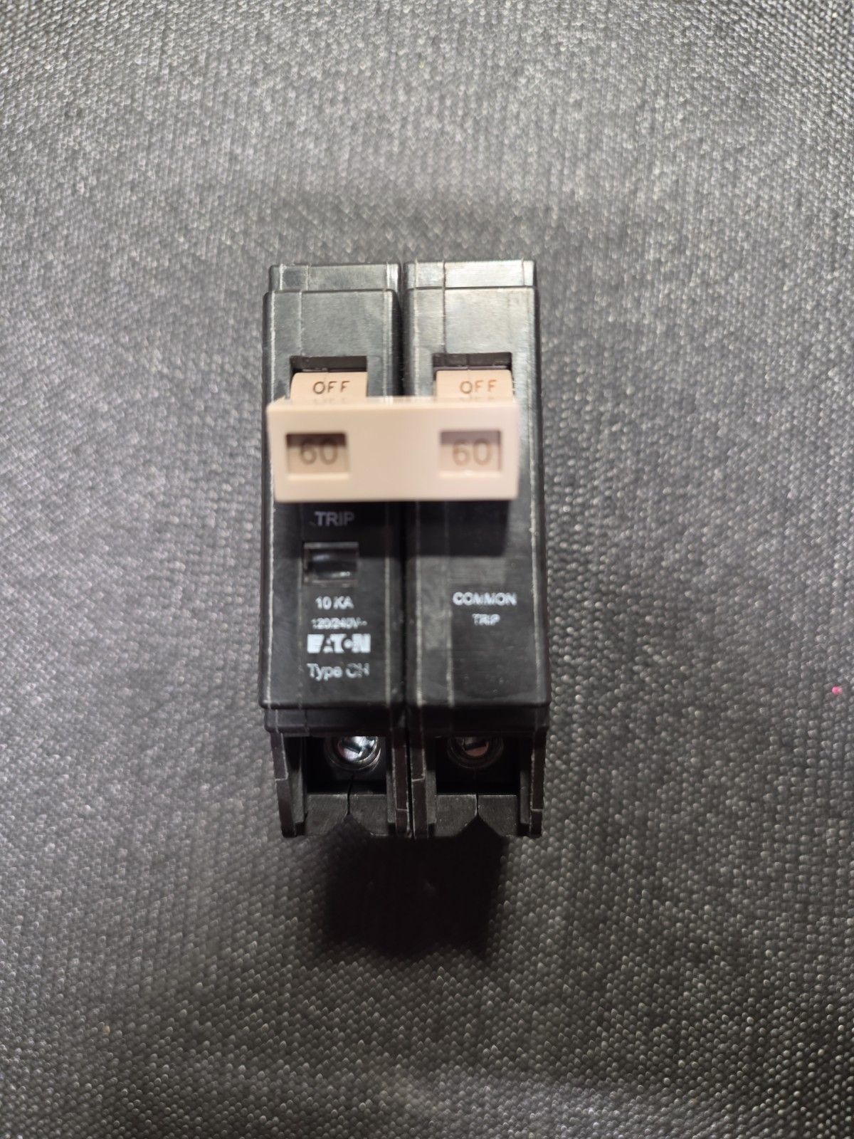 Eaton Cutler Hammer CH260 60 Amp 2 Pole 120/240V Circuit Breaker
