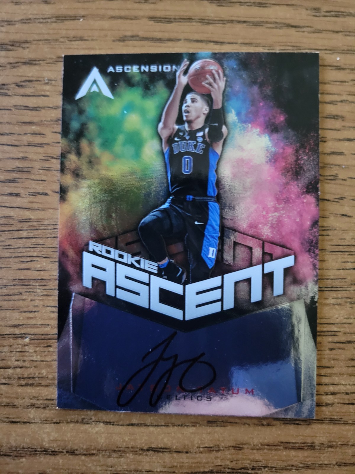 2017-18 Panini Ascension Jayson Tatum Rookie Ascent Auto 136/299 NO CHIPPING 2017-18 Panini Ascension Jayson Tatum Rookie Ascent Auto 136/299 NO CHIPPING