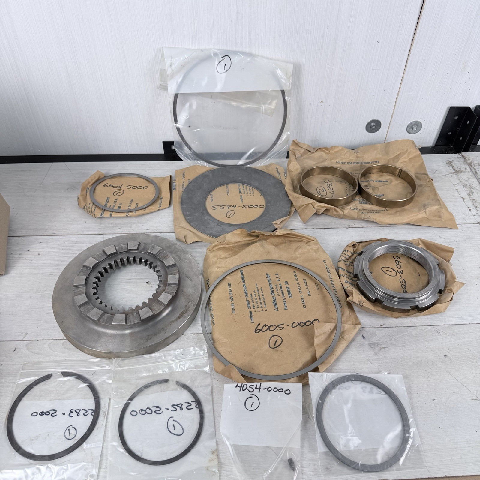 Hilliard Industrial Sliding Jaw Clutch Parts S-3603 5609-5000 6005-0000 NOS Hilliard Industrial Sliding Jaw Clutch Parts S-3603 5609-5000 6005-0000 NOS