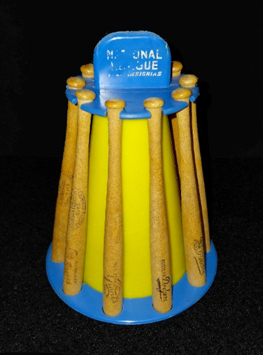 Vintage 1950s-60s Van Dine Bros. (N.L.) Baseball Bat Souvenir Carousel Bank