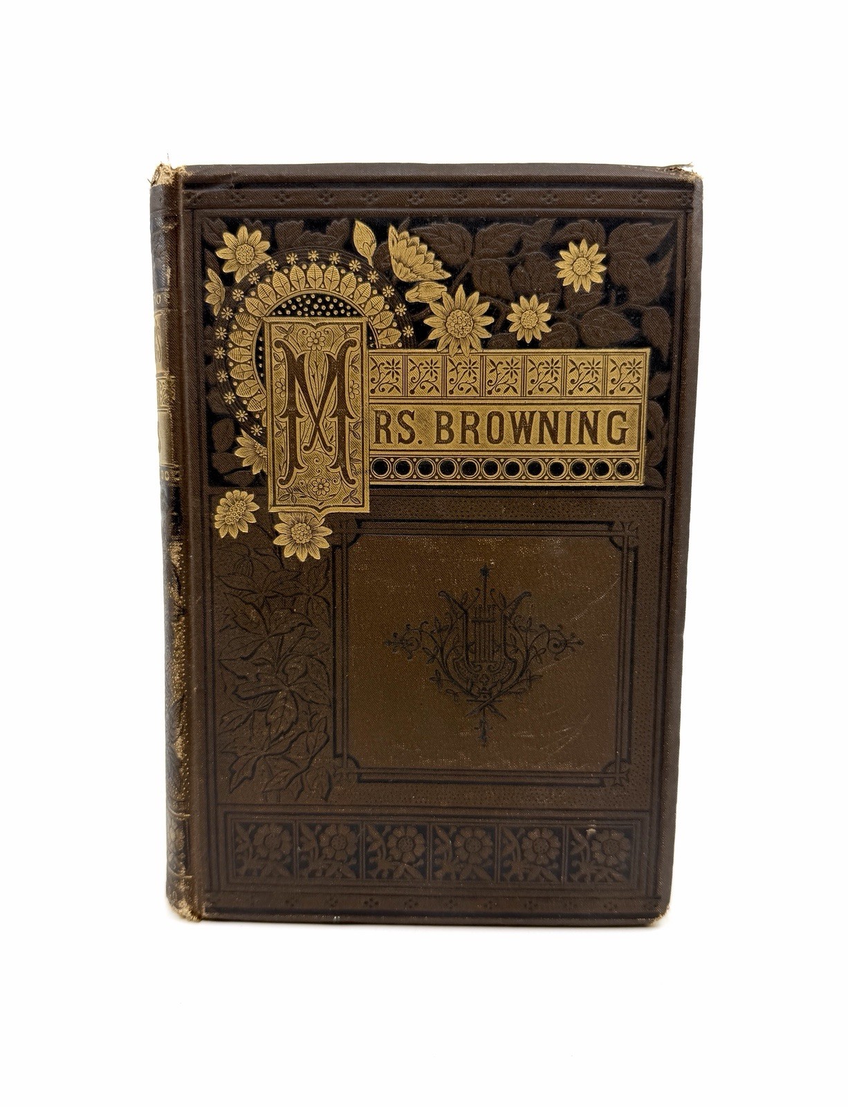 VTG Mrs. Browning Poetical Works of Elizabeth Barrett Browning 1882 HC (Brown)