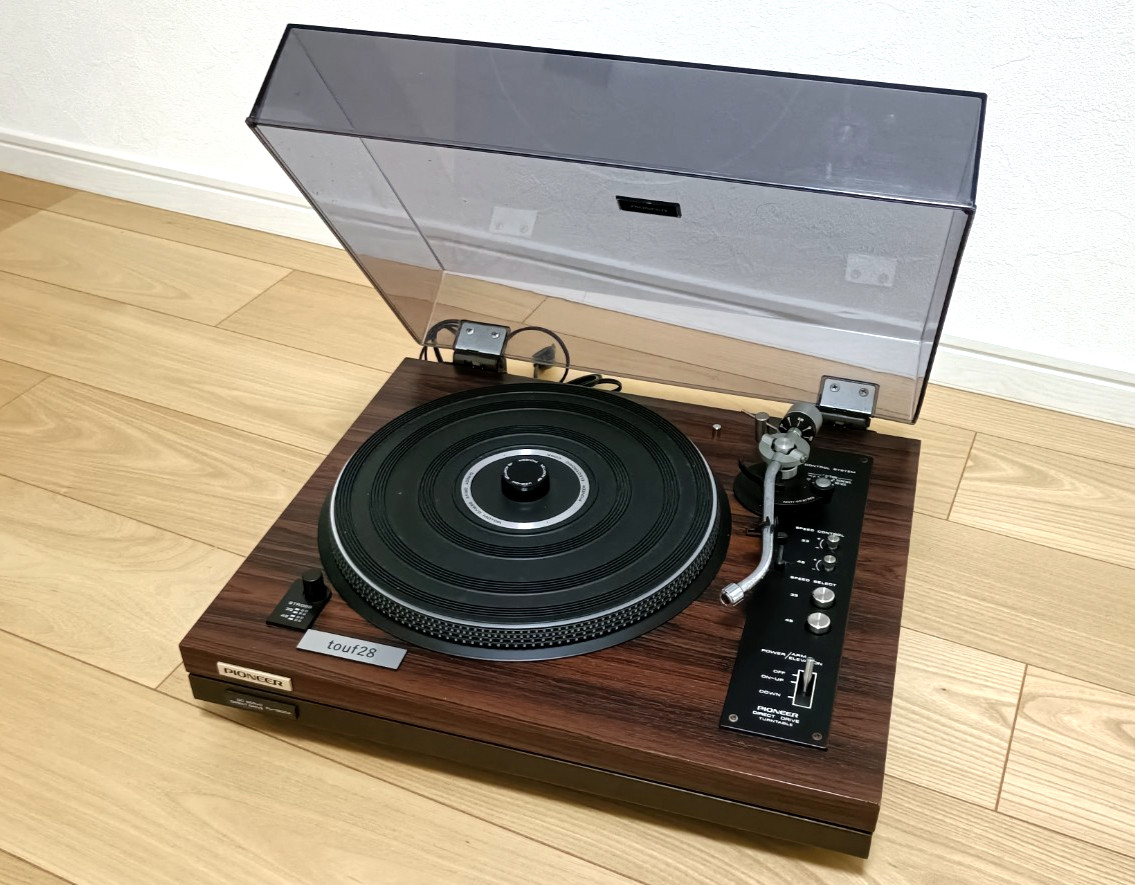Vintage Pioneer PL-1200A Direct Drive Turntable Record Player  Japan Tested Used