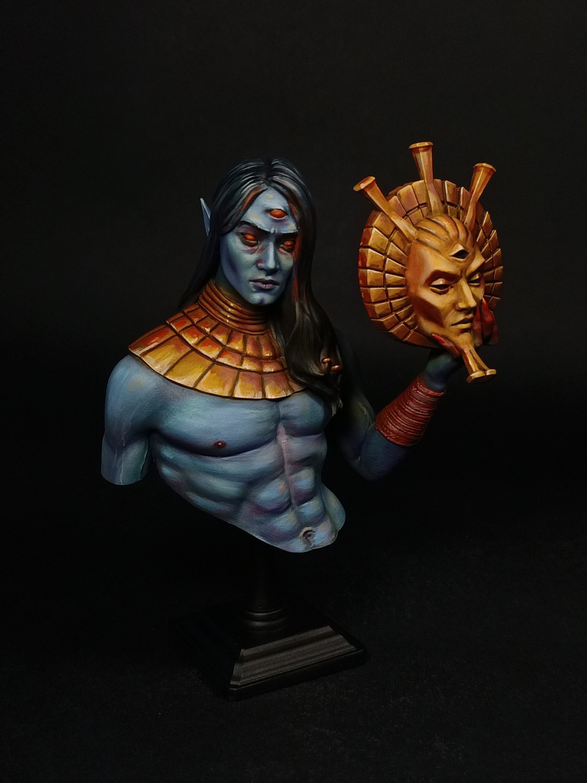 Dagoth Ur \\ Oil painted Resin printed Elder Scrolls Morrowind Figure Bust Dagoth Ur \\ Oil painted Resin printed Elder Scrolls Morrowind Figure Bust