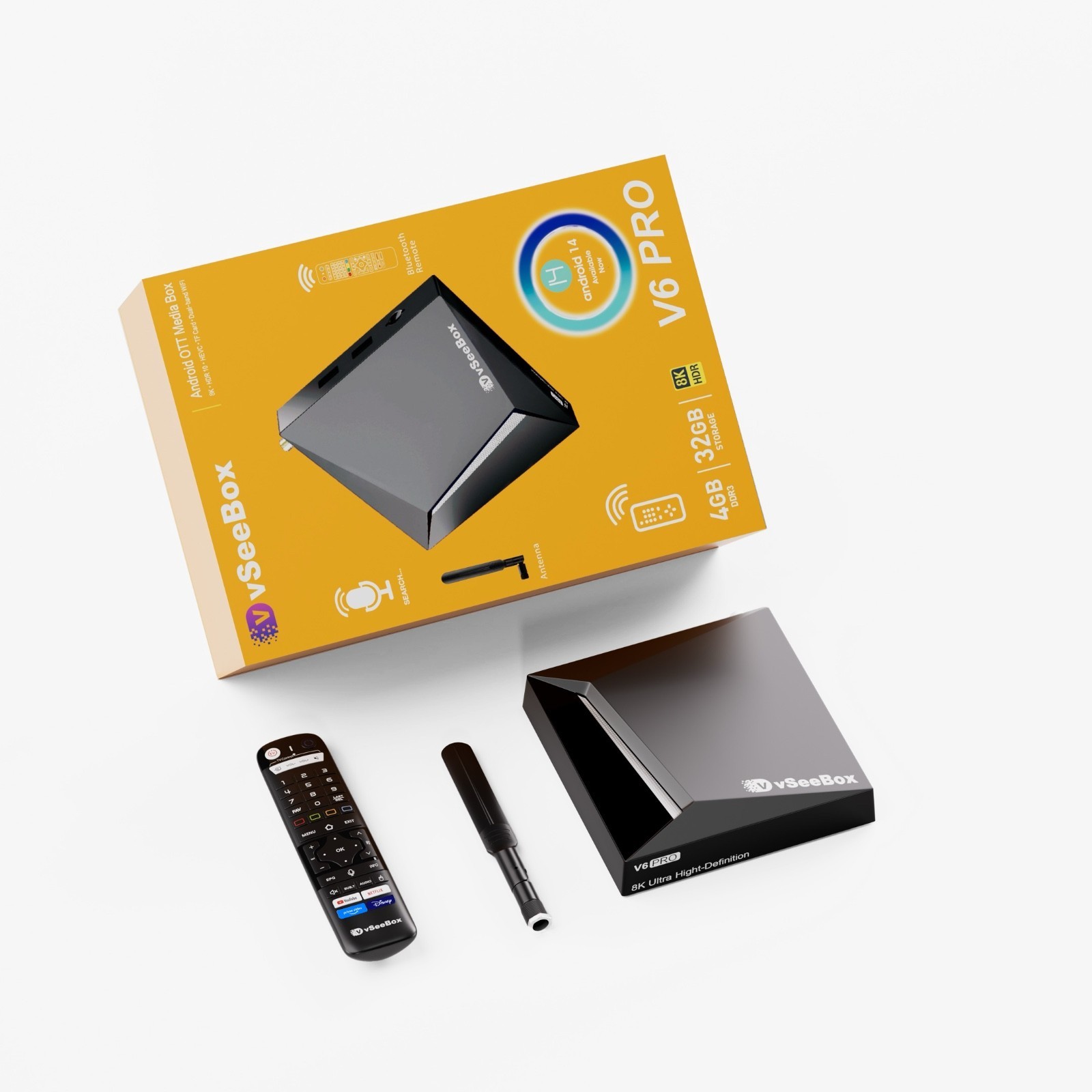 New 2026 VSEEBOX V6 Pro AUTHORIZED DISTRIBUTOR Free Overnight Shipping