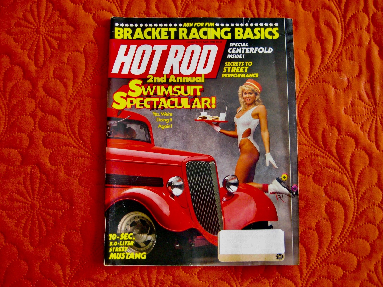 APRIL 1988 - VINTAGE HOT ROD 2nd SWIM SUIT SPECTACULAR EDITION - VERY GOOD COND APRIL 1988 - VINTAGE HOT ROD 2nd SWIM SUIT SPECTACULAR EDITION - VERY GOOD COND