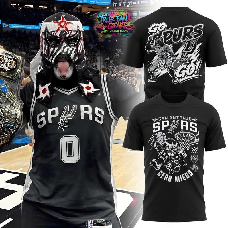 San Antonio Spurs x Cero Miedo WWE Superstar Penta Tee Shirt Gift For Fan