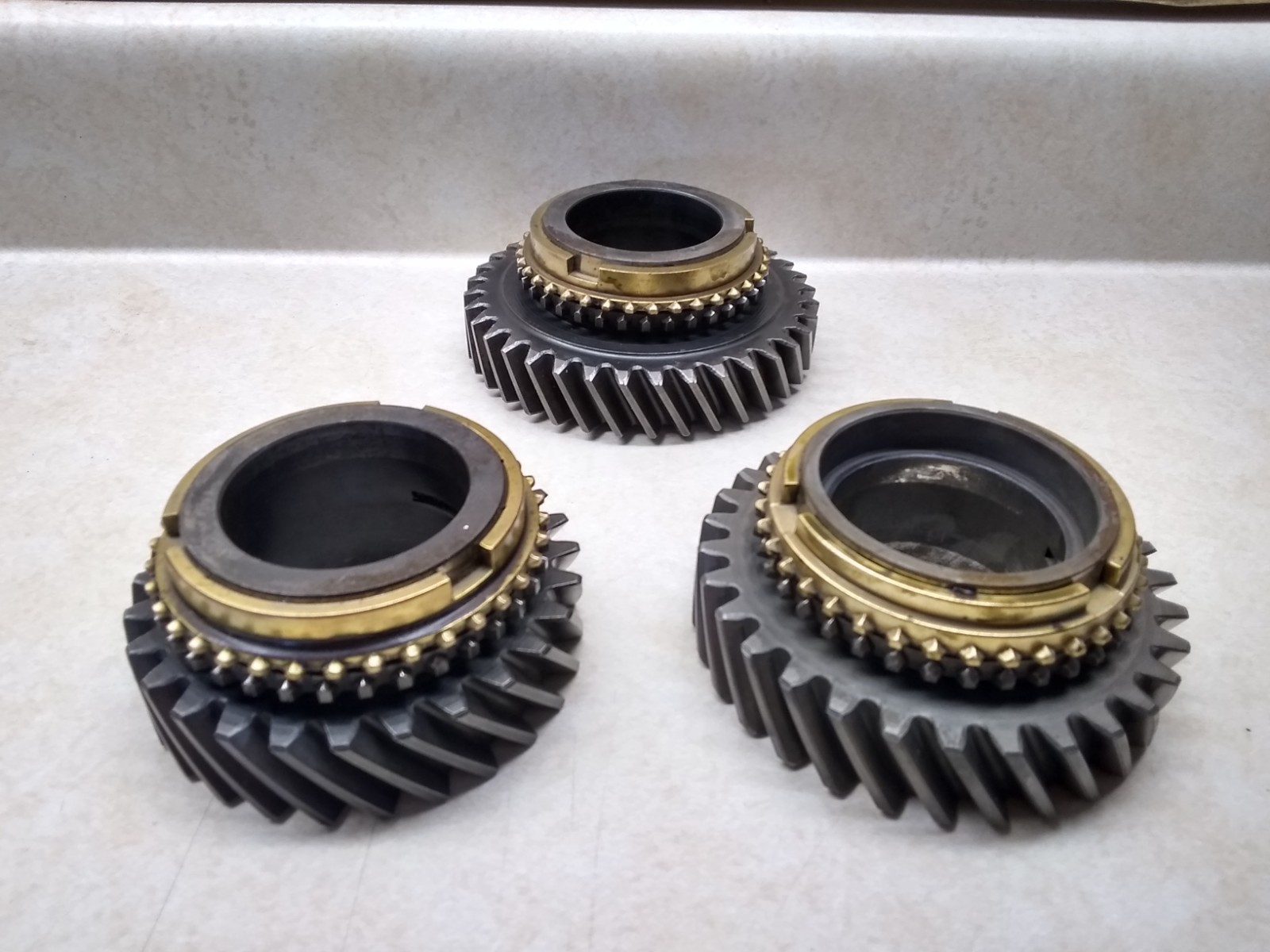 Used OEM GM Muncie M20 M21 Gear Set, 1st, 2nd, 3rd, 36-30-27 Teeth, USA (1A)