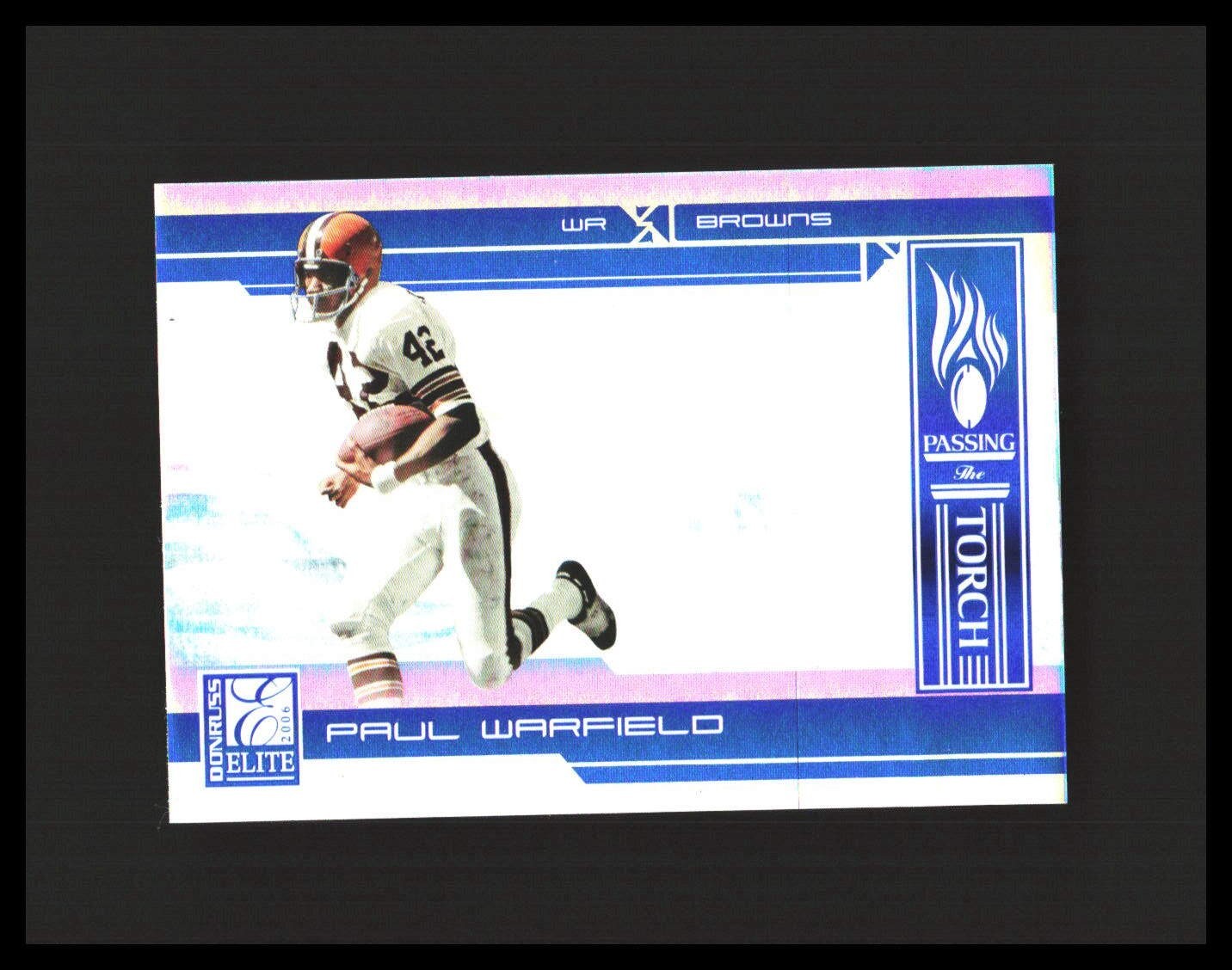 2006 Paul Warfield Donruss/Playoff Elite Mirror /250 #PT-4 Cleveland Browns 
