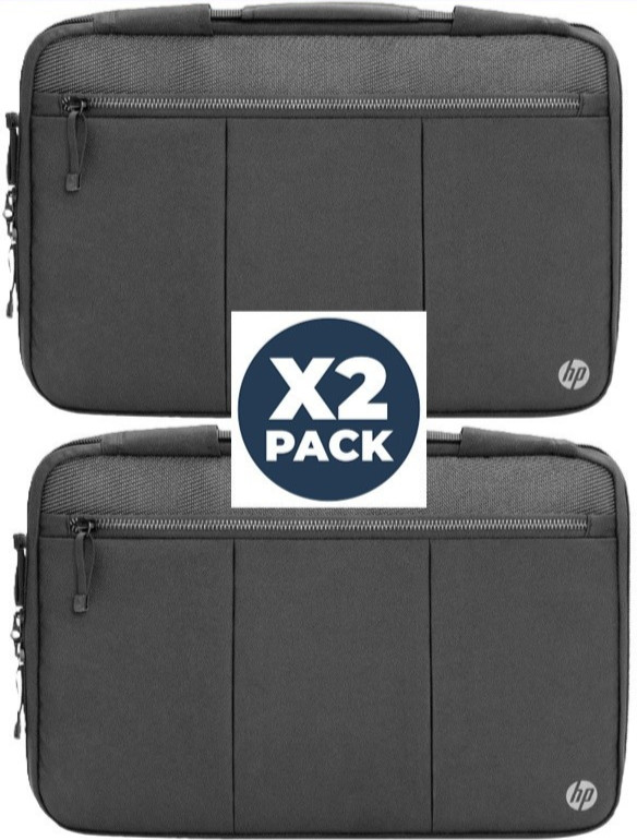 2-PACK BUNDLE - HP Renew Executive 14.1-inch Laptop Sleeve Black (6B8Y3AA) 2-PACK BUNDLE - HP Renew Executive 14.1-inch Laptop Sleeve Black (6B8Y3AA)