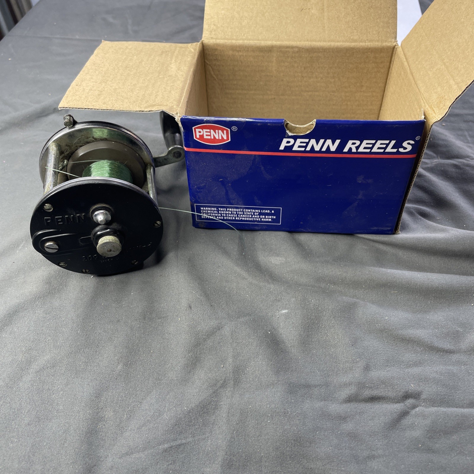 Vintage Penn Peer No 209 Level Wind Fishing Reel Made In USA W/ Original Box Vintage Penn Peer No 209 Level Wind Fishing Reel Made In USA W/ Original Box