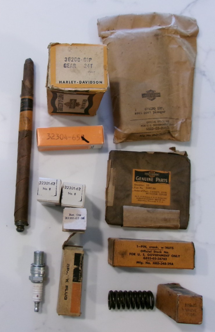 1930s-1960s Genuine HARLEY NOS 36200-61P GEAR 24T.Pin Crank,Spring Set,Plugs,ETC 1930s-1960s Genuine HARLEY NOS 36200-61P GEAR 24T.Pin Crank,Spring Set,Plugs,ETC