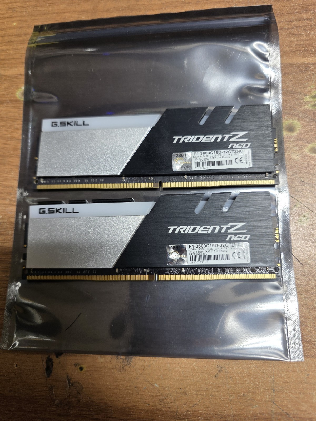 G.SKILL Trident Z Neo 32GB 2x16GB DDR4 3600 CL16 RGB RAM F4-3600C16D-32GTZNC