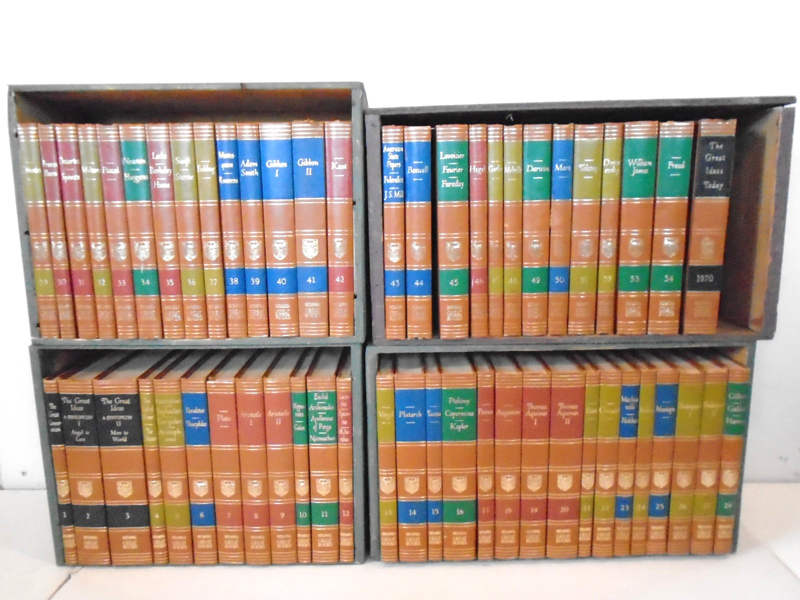 Britannica Great Books of the Western World - Complete 54 Volume Set - 1952 Britannica Great Books of the Western World - Complete 54 Volume Set - 1952