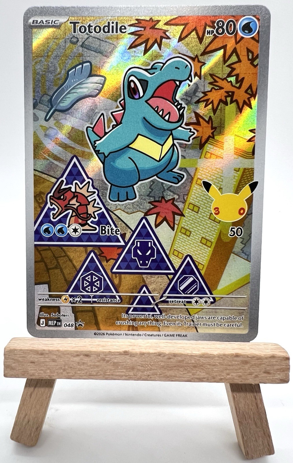 Totodile 048 Me: Mega Evolution Promo Holo MINT Condition ENGLISH Totodile 048 Me: Mega Evolution Promo Holo MINT Condition ENGLISH