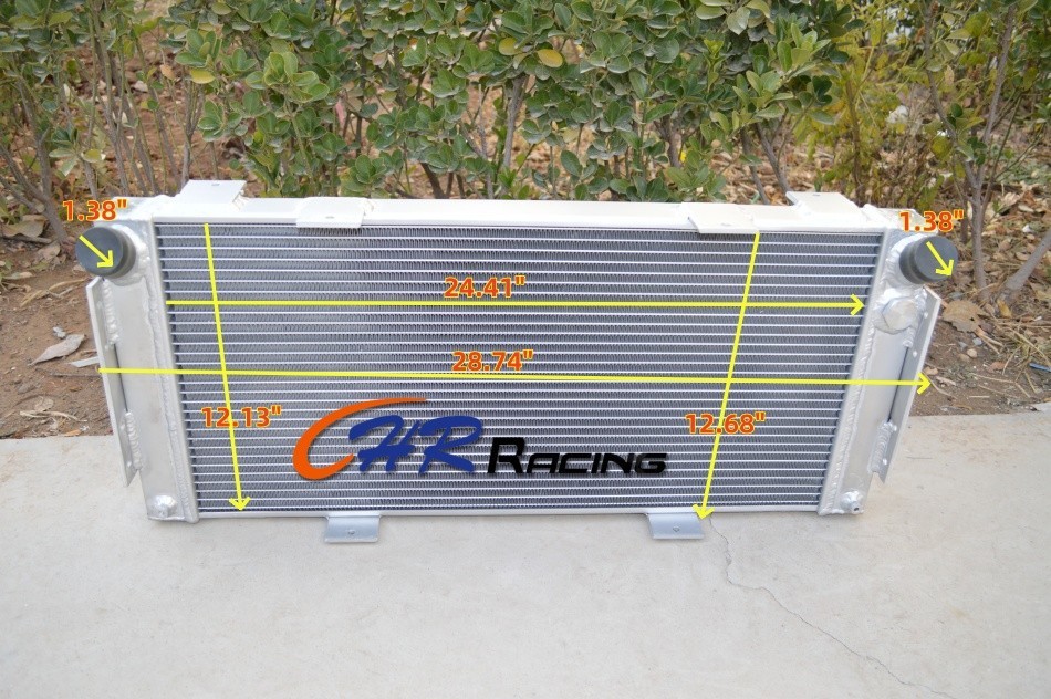 3ROW Aluminum Radiator For 1964-1969 FORD GT40 V8 Manual 3ROW Aluminum Radiator For 1964-1969 FORD GT40 V8 Manual