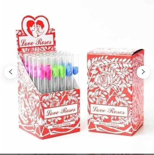 Love Roses Glass Tubes 36pcs = 2 Box Wholesale Price 72Pcs Total Love Roses Glass Tubes 36pcs = 2 Box Wholesale Price 72Pcs Total