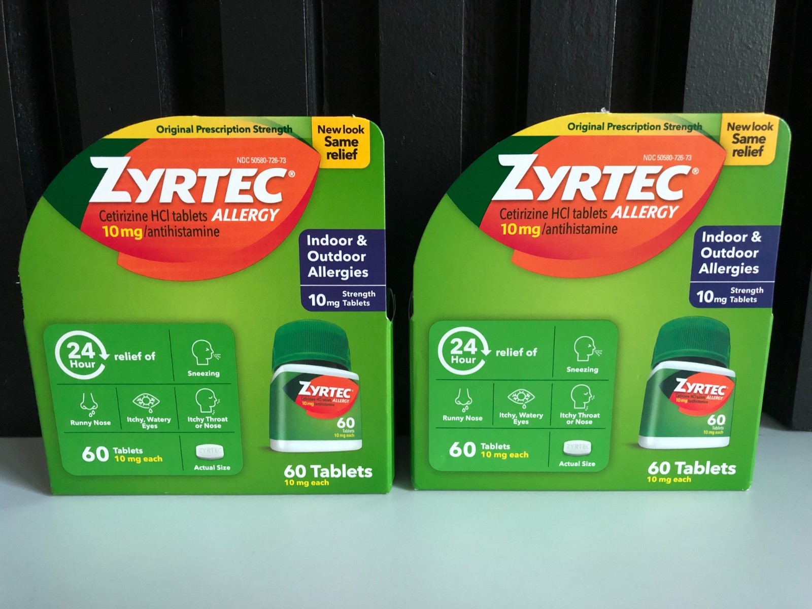 Zyrtec 10mg Allergy Tablets - 120 Count Exp 2028  Brand new