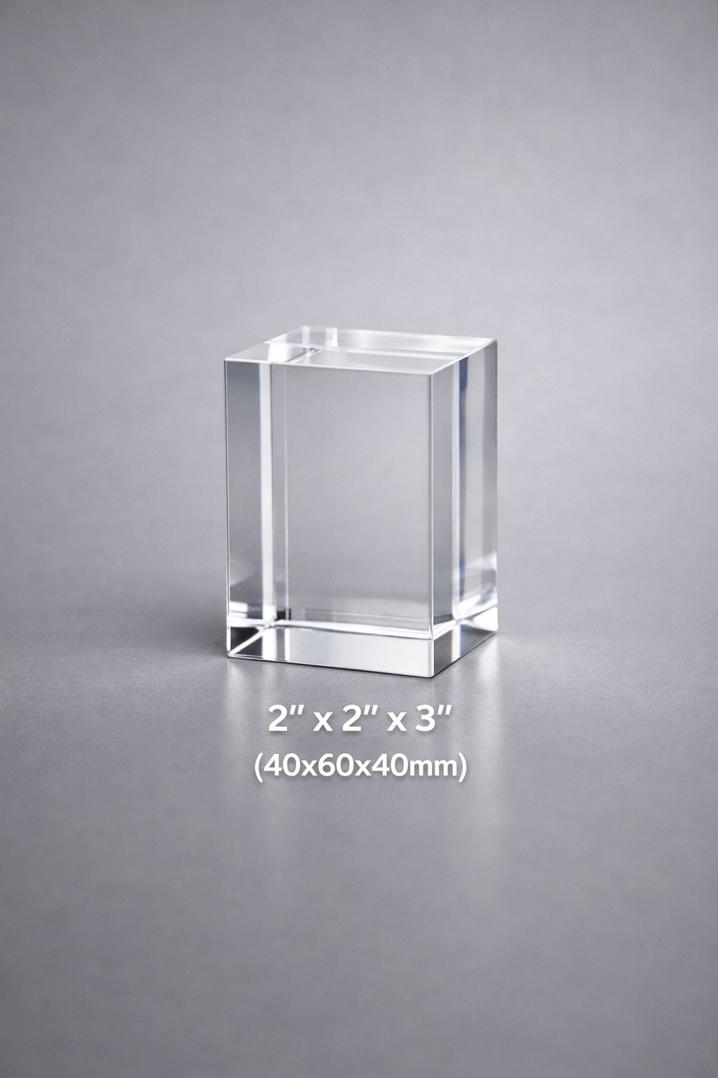 Custom 3D Crystal Photo Gift Laser Engraved Glass Cube Picture Block