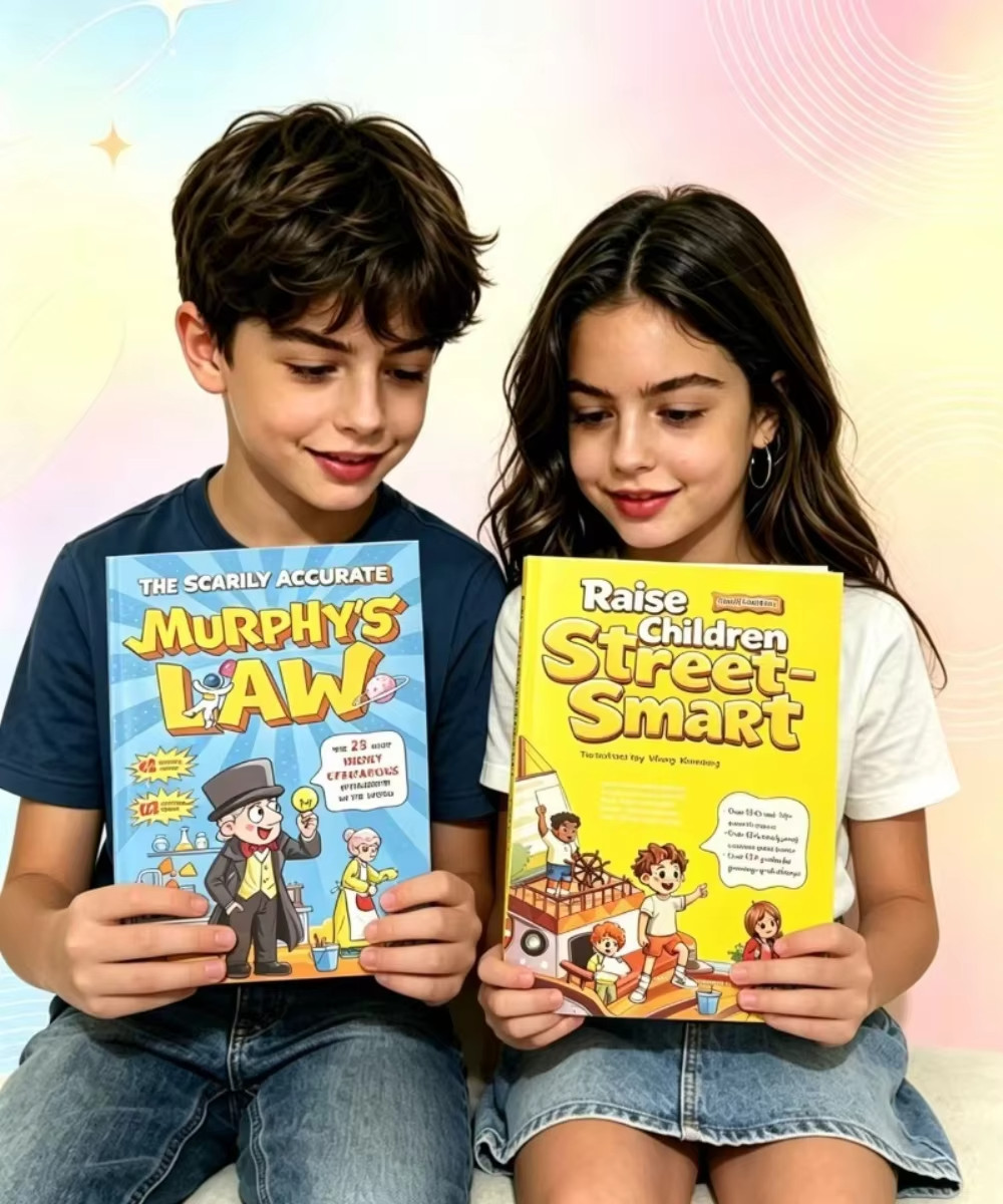 Family Education 2Pcs English Original Books Murphy\'s Law Series Kids Growth Cog