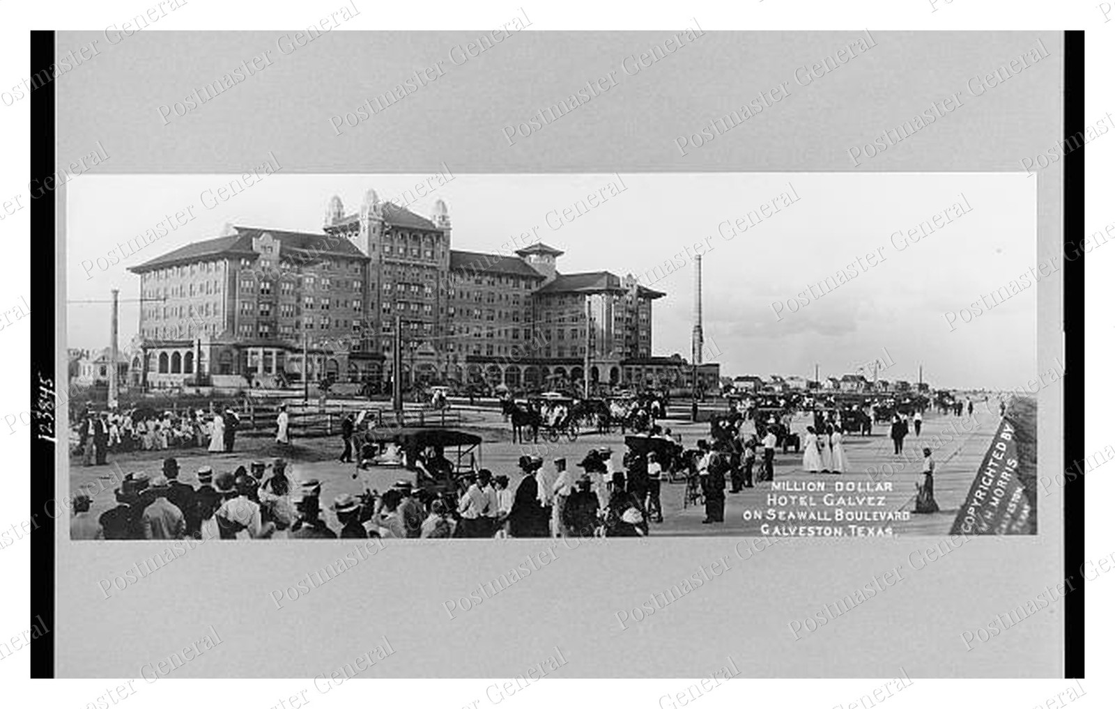 Galveston Texas Hotel Galvez Standard Postcard COPY RPPC