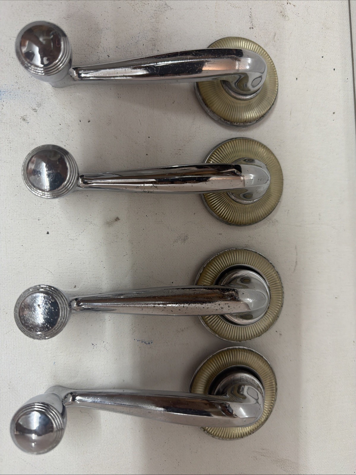 Vintage 1949 1950 DeSoto Window Handles Vintage 1949 1950 DeSoto Window Handles