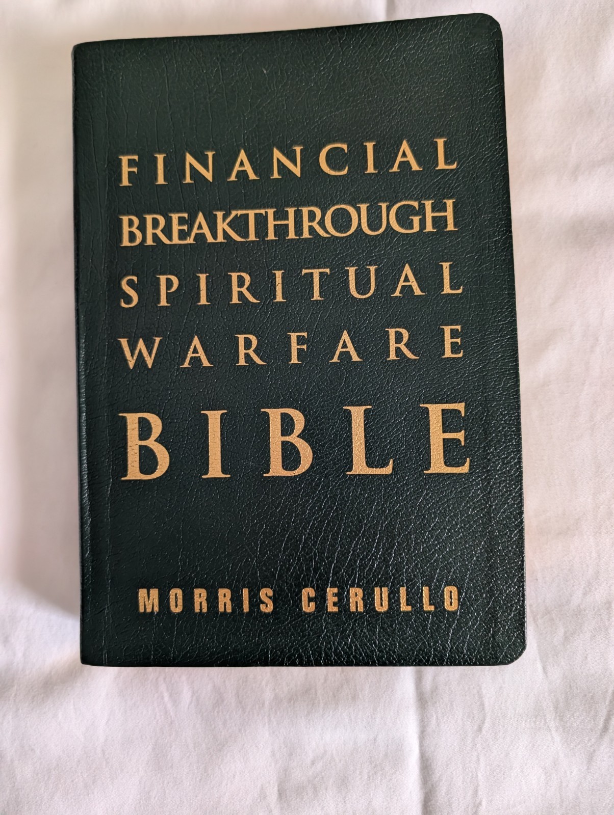 Financial Breakthrough Spiritual Warfare Bible KJV Morris Cerullo Bonded Leather Financial Breakthrough Spiritual Warfare Bible KJV Morris Cerullo Bonded Leather
