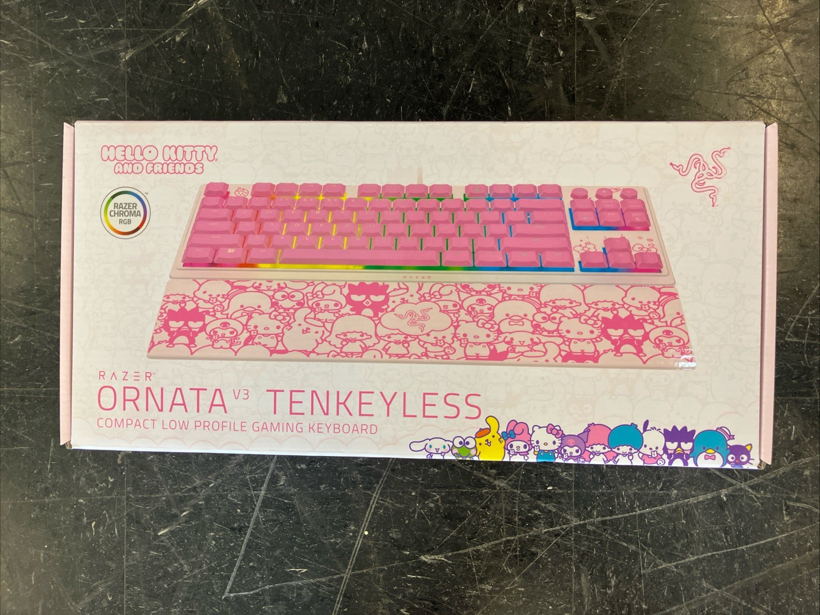 RAZER- ORNATA V3 TENKEYLESS HELLO KITTY AND FRIENDS GAMING KEYBOARD RAZER- ORNATA V3 TENKEYLESS HELLO KITTY AND FRIENDS GAMING KEYBOARD