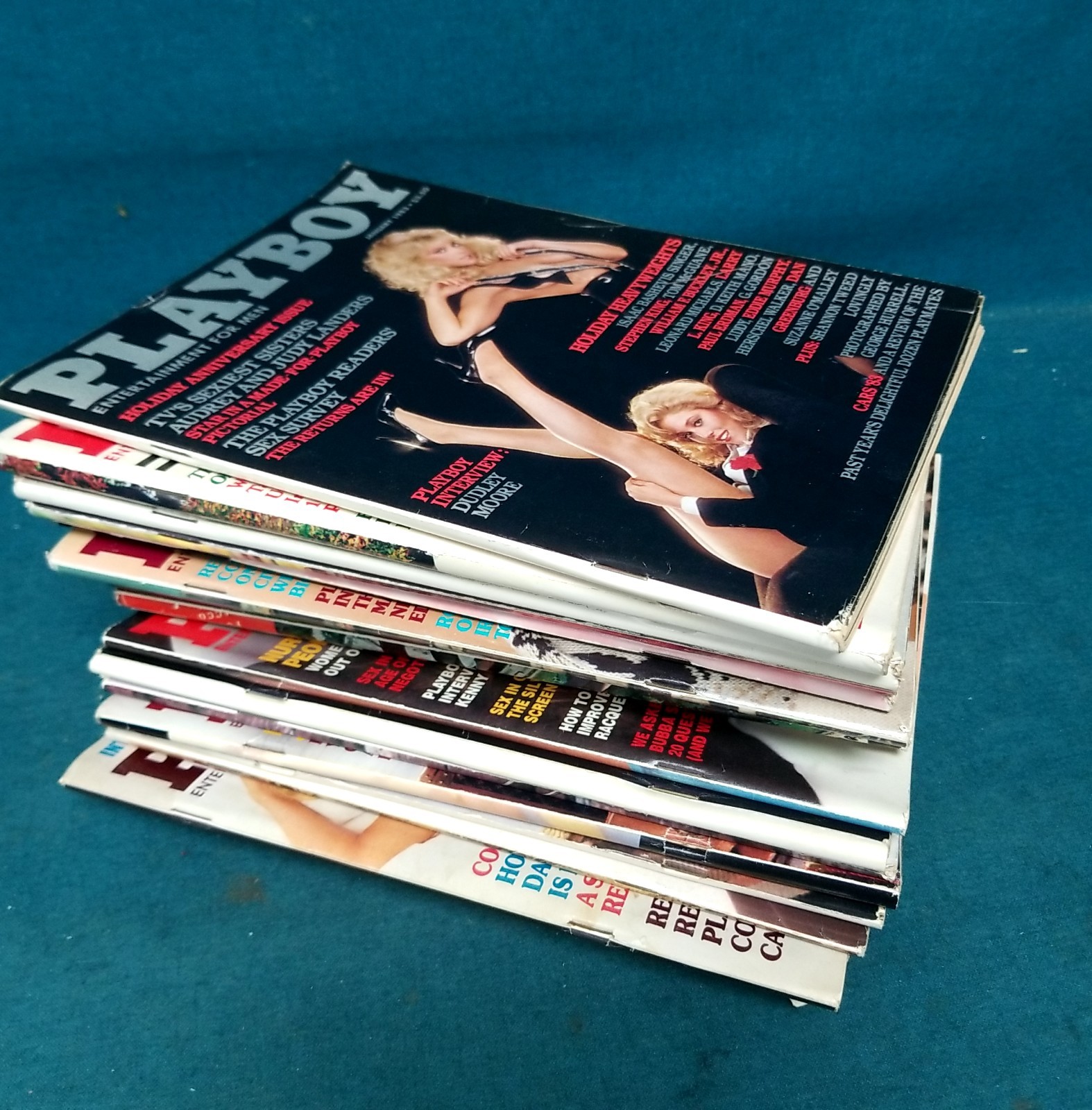 20 VTG Playboy Magazine 1982 83 84 Bo Derek Suzanne Sommers Hemingway Kinski