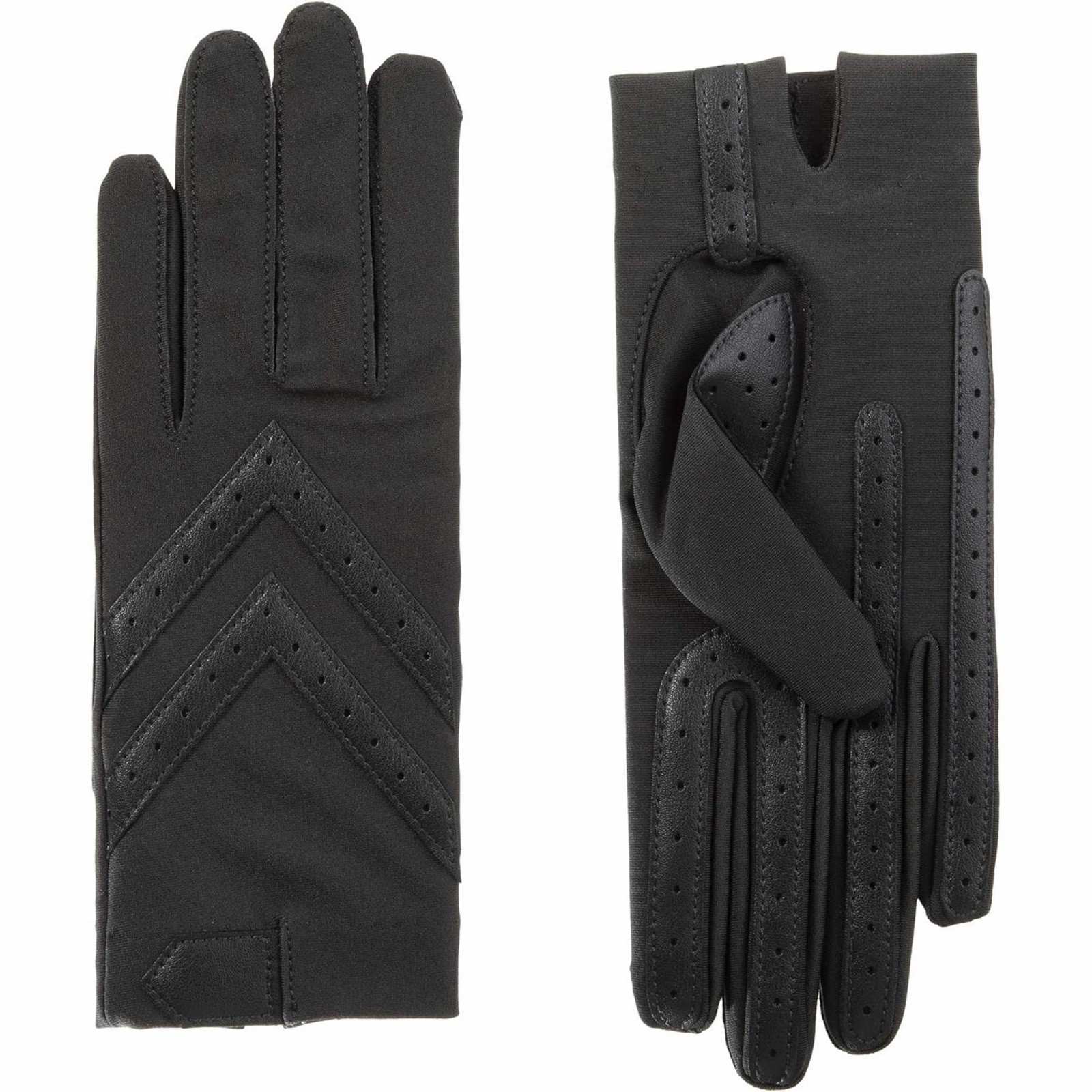 Isotoner Women\'s Fleece Unlined Stretch Classics Winter Gloves - One Size, Black Isotoner Women\'s Fleece Unlined Stretch Classics Winter Gloves - One Size, Black