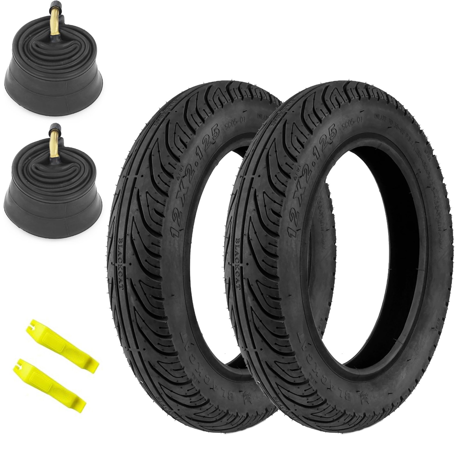 MAKELEN 2 Pack EBike Tire Kids Bike Tire 12x2.125 with 2 Tubes Strong Grip Co... MAKELEN 2 Pack EBike Tire Kids Bike Tire 12x2.125 with 2 Tubes Strong Grip Co...