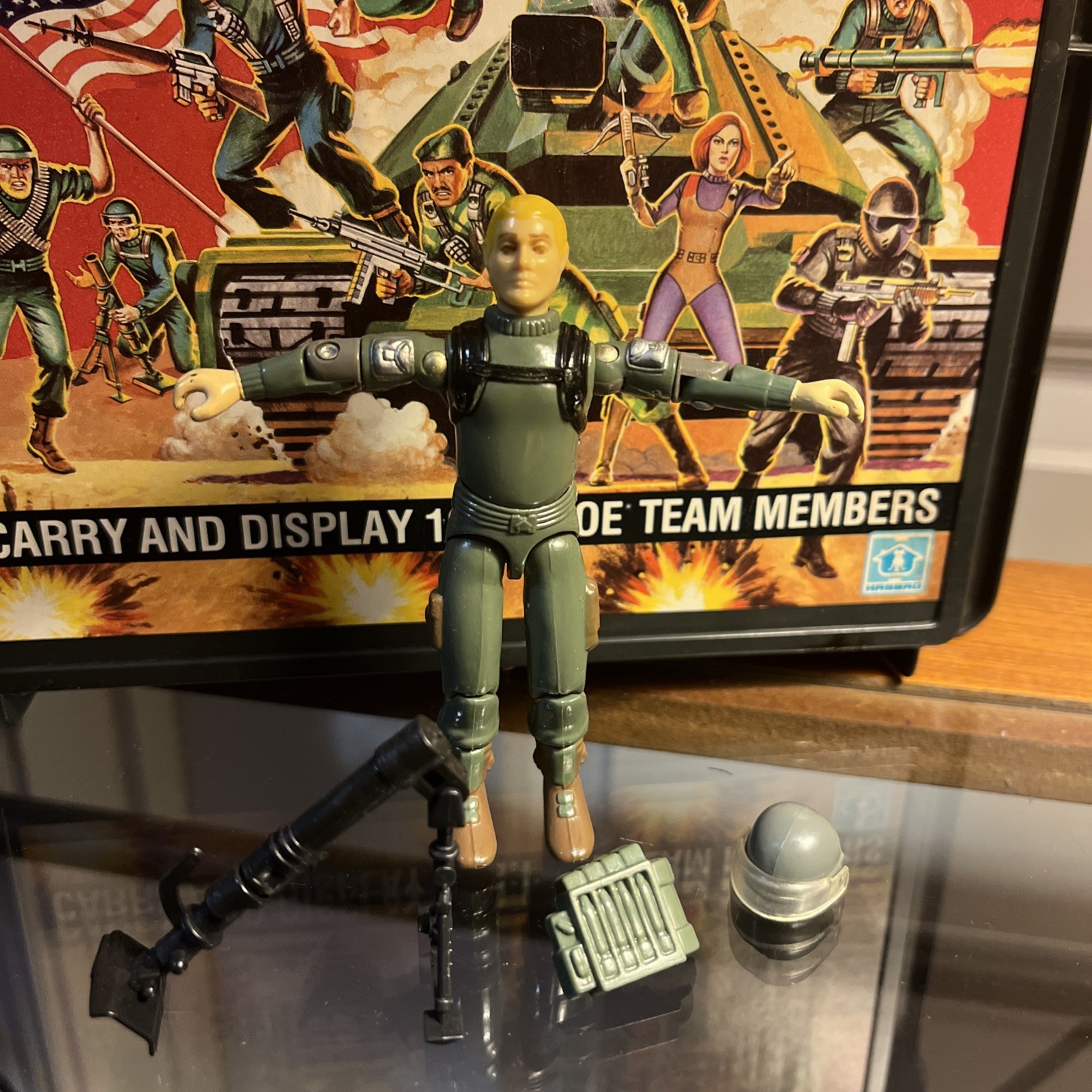 1983 GI Joe Short-Fuze V1.5 Mortar Soldier Complete Vintage ARAH Hasbro 1983 GI Joe Short-Fuze V1.5 Mortar Soldier Complete Vintage ARAH Hasbro