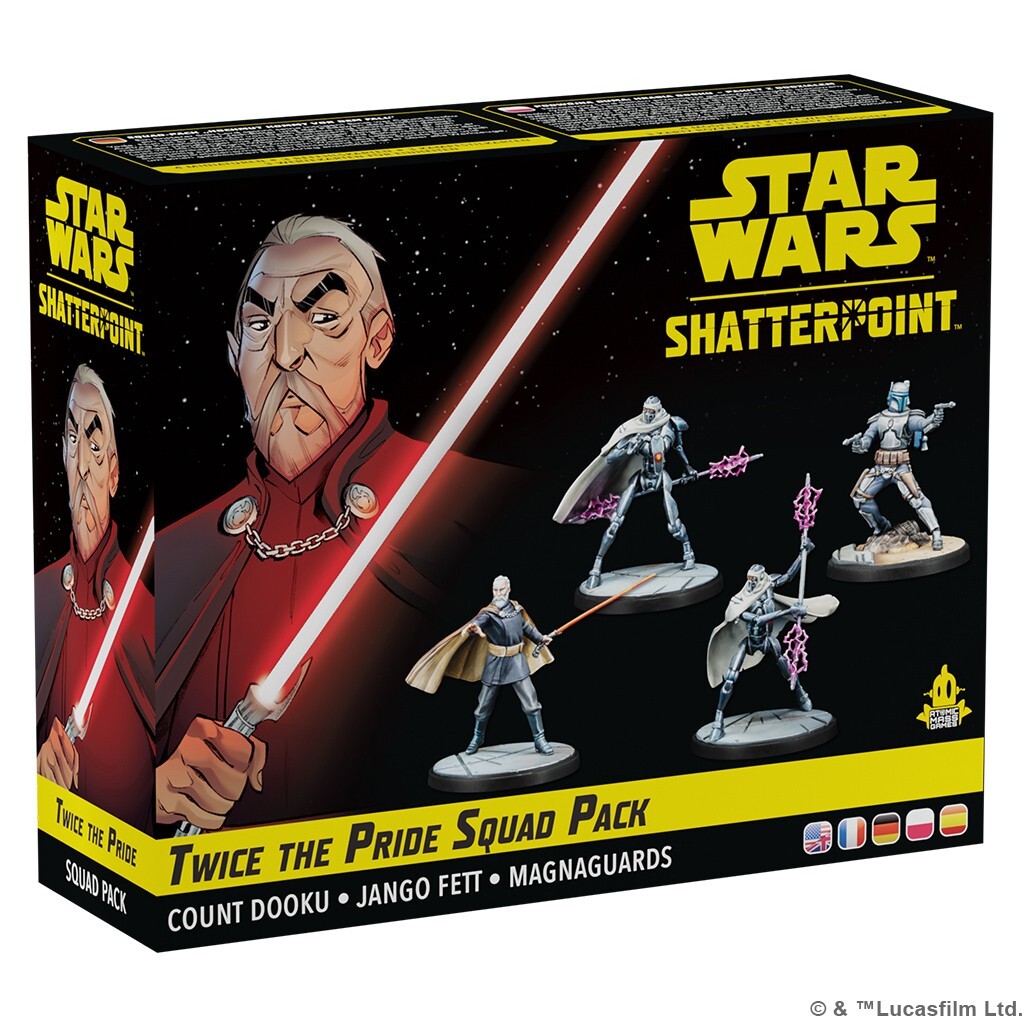 Twice the Pride: Count Dooku Squad Pack Star Wars: Shatterpoint AMG Twice the Pride: Count Dooku Squad Pack Star Wars: Shatterpoint AMG