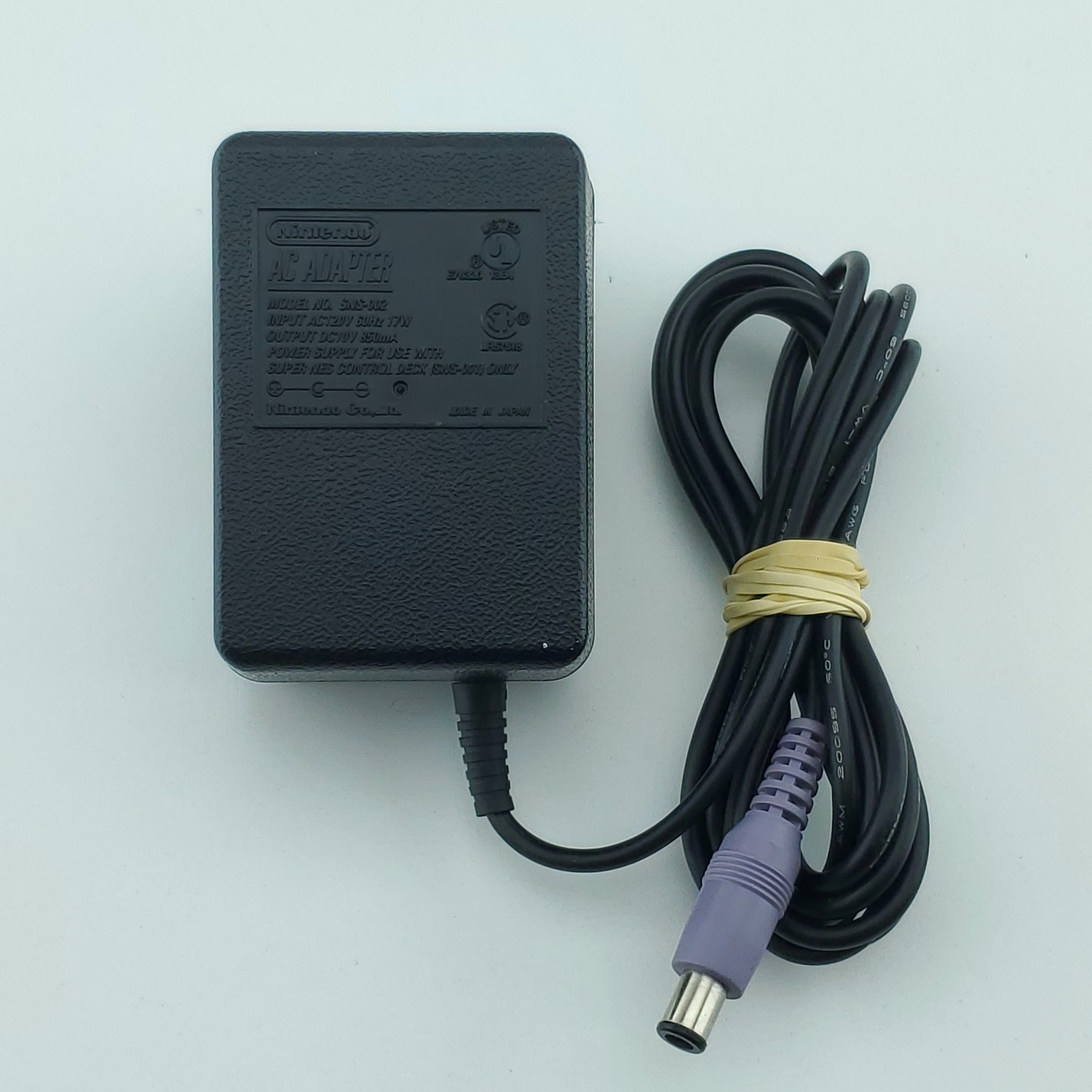 Genuine Nintendo SNS-002 Power Supply Adapter Cord For Nintendo Super NES Genuine Nintendo SNS-002 Power Supply Adapter Cord For Nintendo Super NES