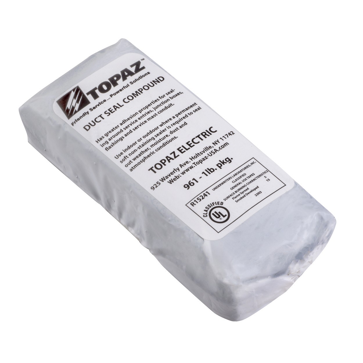 Southwire 961 Asbestos-free 1 LB Duct Sealing Weatherproof Compound (Pack of 50)