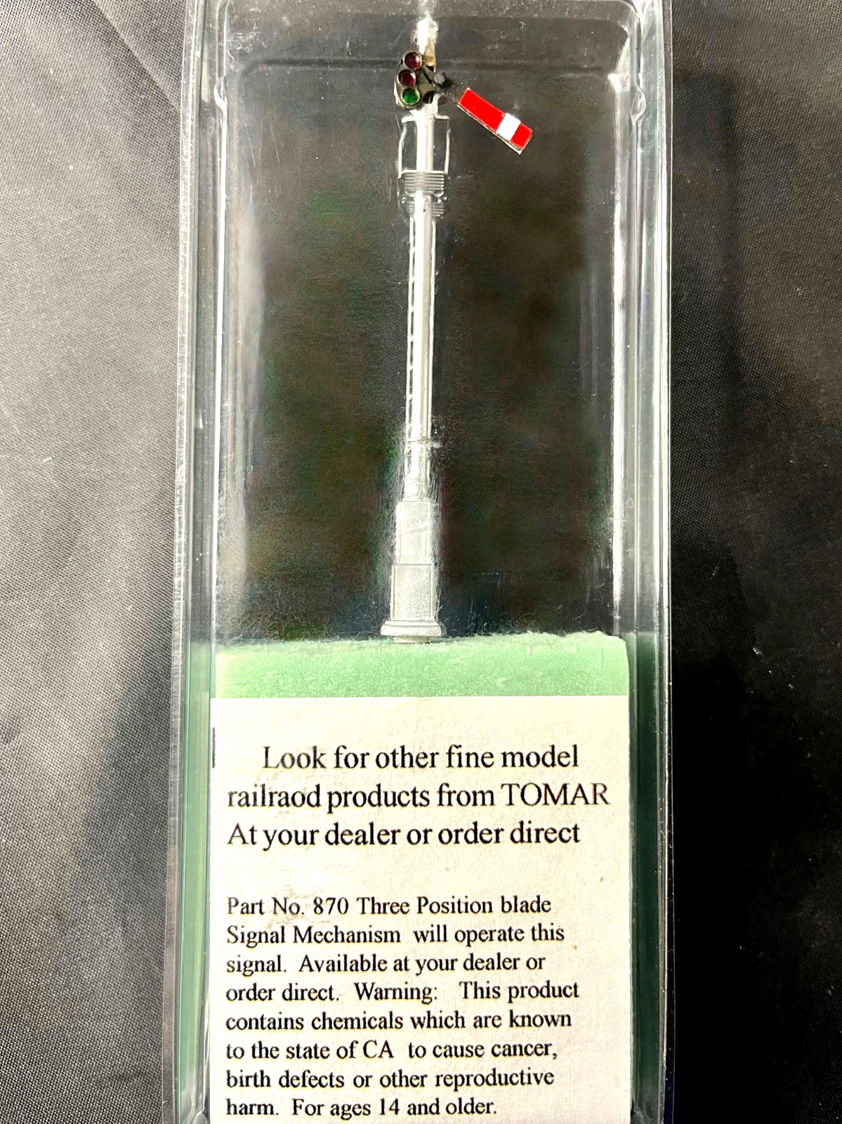 Tomar Industries HO Scale #H-860 Lower Quadrant Semaphore Signal Tomar Industries HO Scale #H-860 Lower Quadrant Semaphore Signal